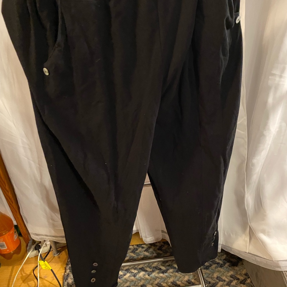 Neon Buddha Black Track Pants